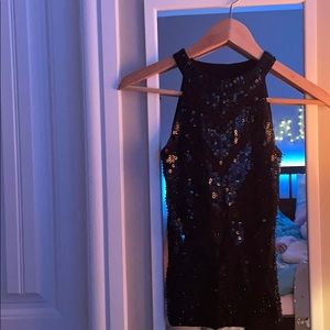 Le Château sequenced halter top